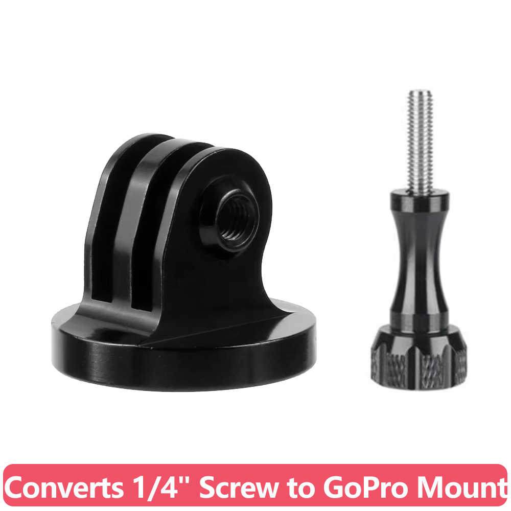Action Camera Bike Mount Aluminum - Adaptador de Montagem para Tripé em
