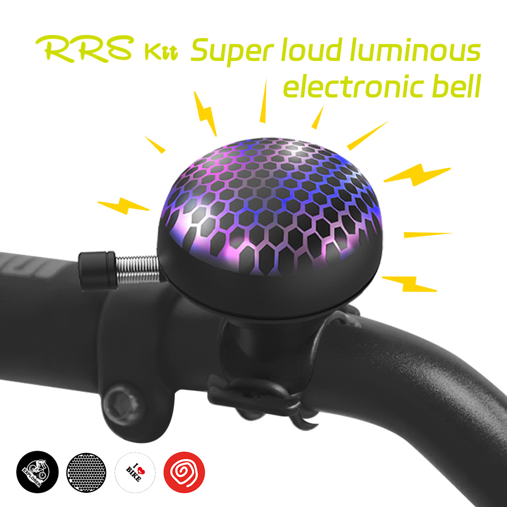 Bike Bell Electronic Loud Horn - Rrskit Campainha eletrônica para bicicleta, super