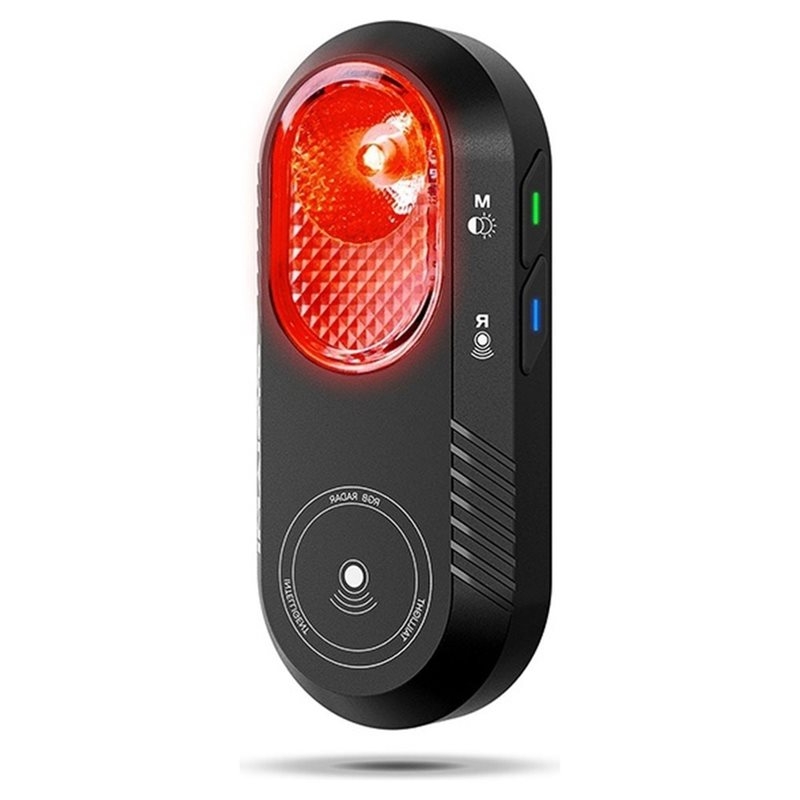 Cycling Radar Tail Light Rear Warning - Lanterna Traseira de Bicicleta com Sensor