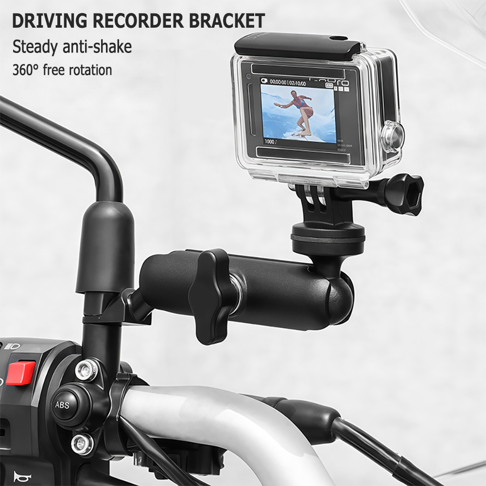 Action Camera Bike Mount Aluminum - Metal motocicleta bicicleta câmera titular guiador