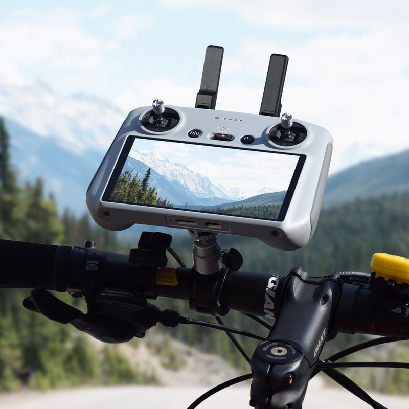 Action Camera Bike Mount Aluminum - Suporte de bicicleta ajustável, braçadeira de