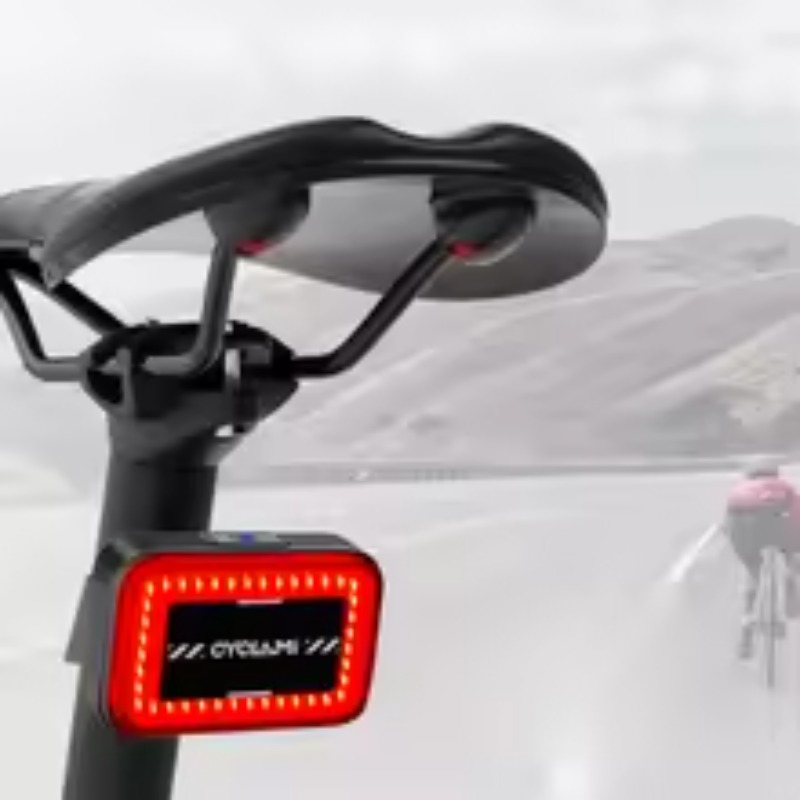Cycling Radar Tail Light Rear Warning - Lanterna traseira inteligente para bicicleta com