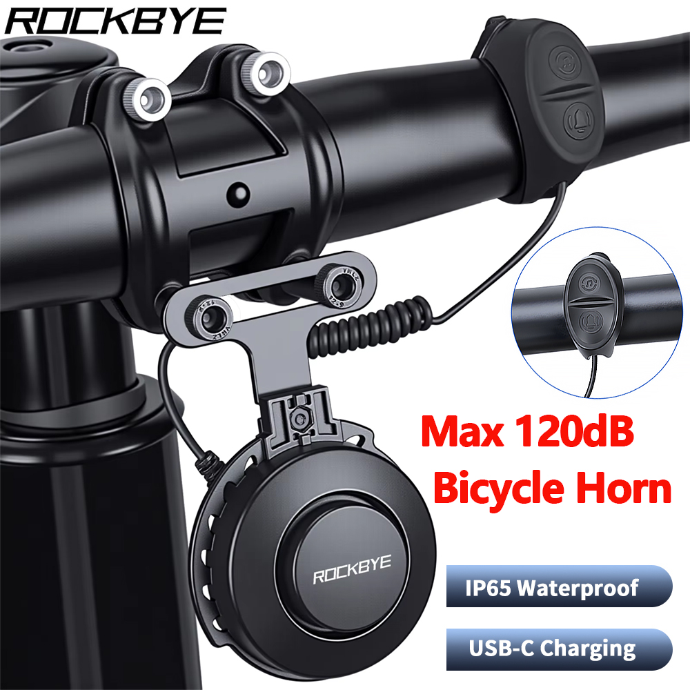 Bike Bell Electronic Loud Horn - Rockbye à prova dwaterproof água scooter