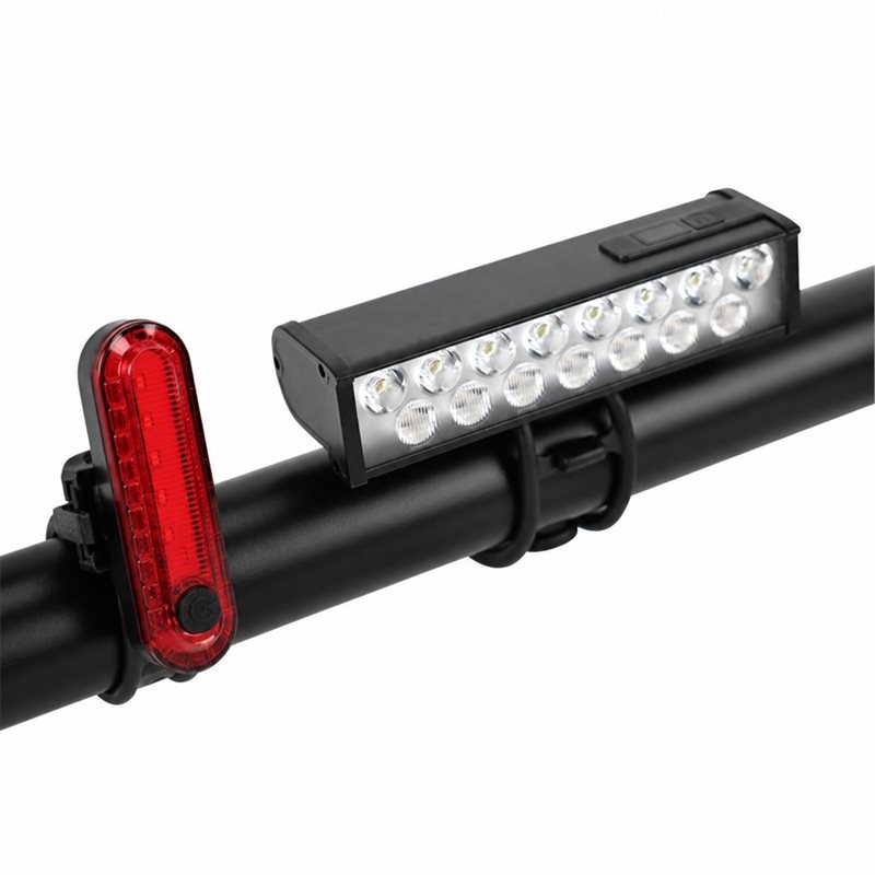 Bike Headlight 2000 Lumens Rechargeable - Conjunto de luzes para bicicleta x08a,