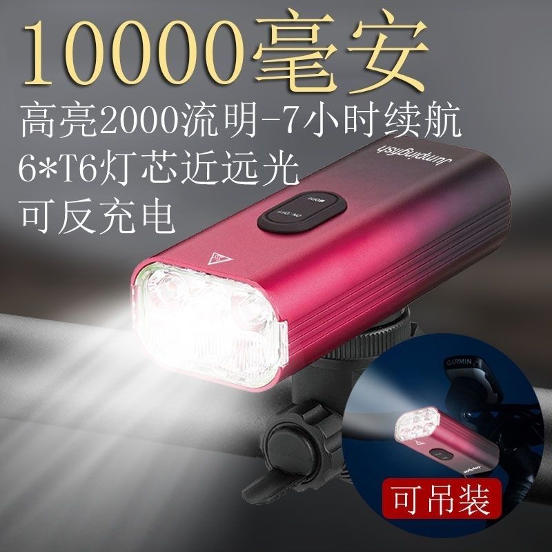 Bike Headlight 2000 Lumens Rechargeable - Lanterna Frontal para Bicicleta 2000 Lumens