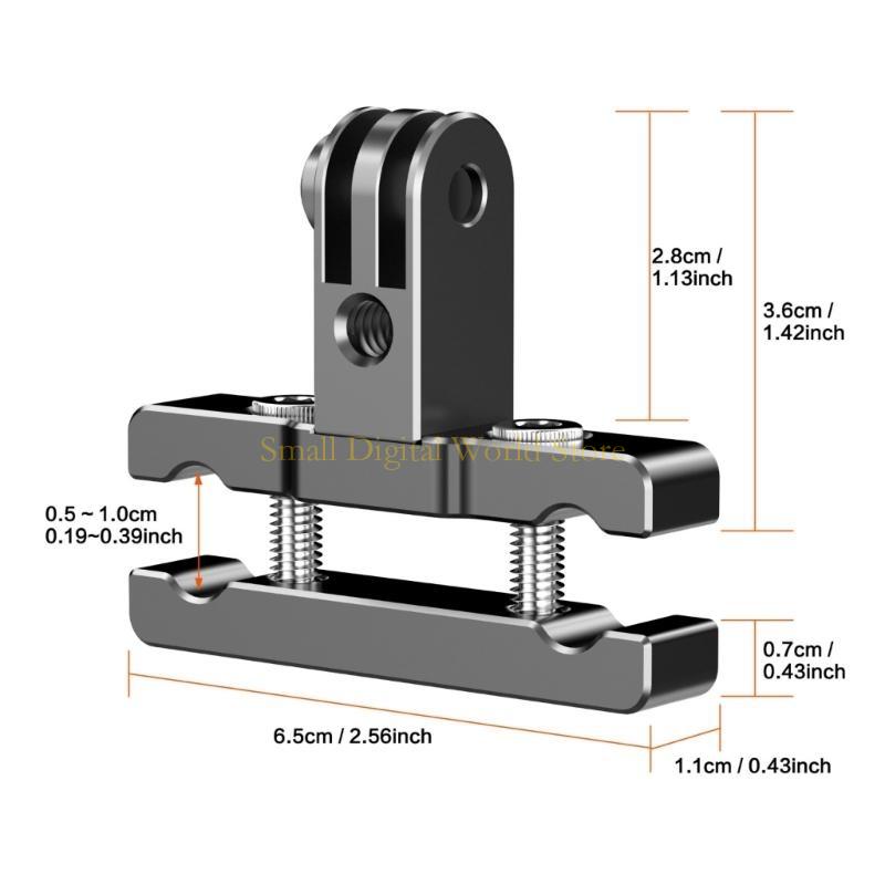 Action Camera Bike Mount Aluminum - O suporte