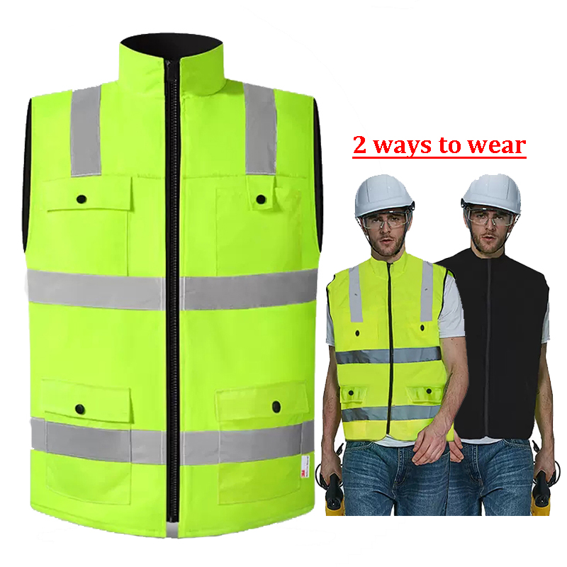 Reflective Cycling Vest High Visibility - Colete reflexivo de segurança de alta