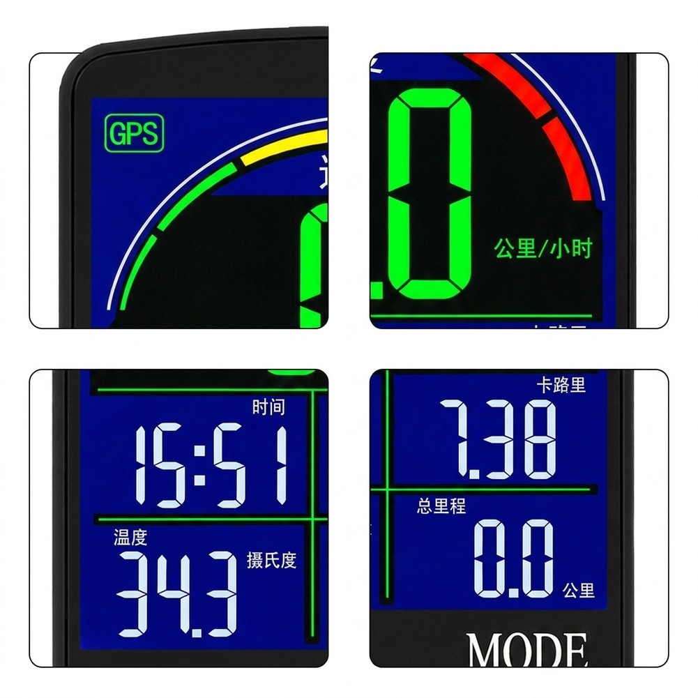 Cycling Computer Gps Wireless Color Screen - Computador de bicicleta sem fios com