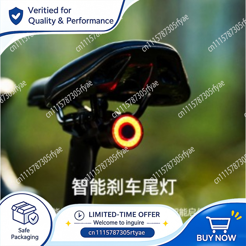 Smart Bike Brake Sensor Rear Light - Lanterna Traseira Inteligente para Bicicleta com