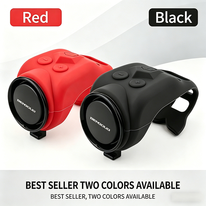 Bike Bell Electronic Loud Horn - Campainha de Segurança para Bicicleta com