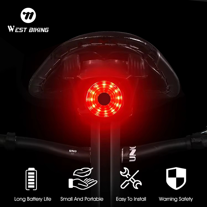 Smart Bike Brake Sensor Rear Light - Luz traseira inteligente para bicicleta, sensor