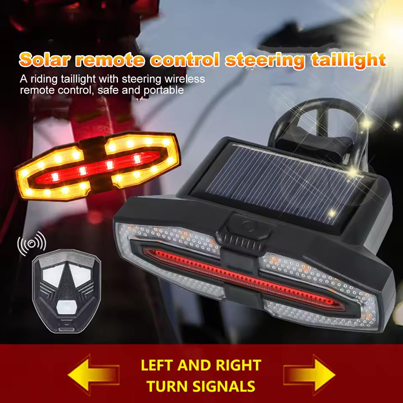 Turn Signal Bike Light Wireless Remote - Luz traseira da bicicleta sinal de