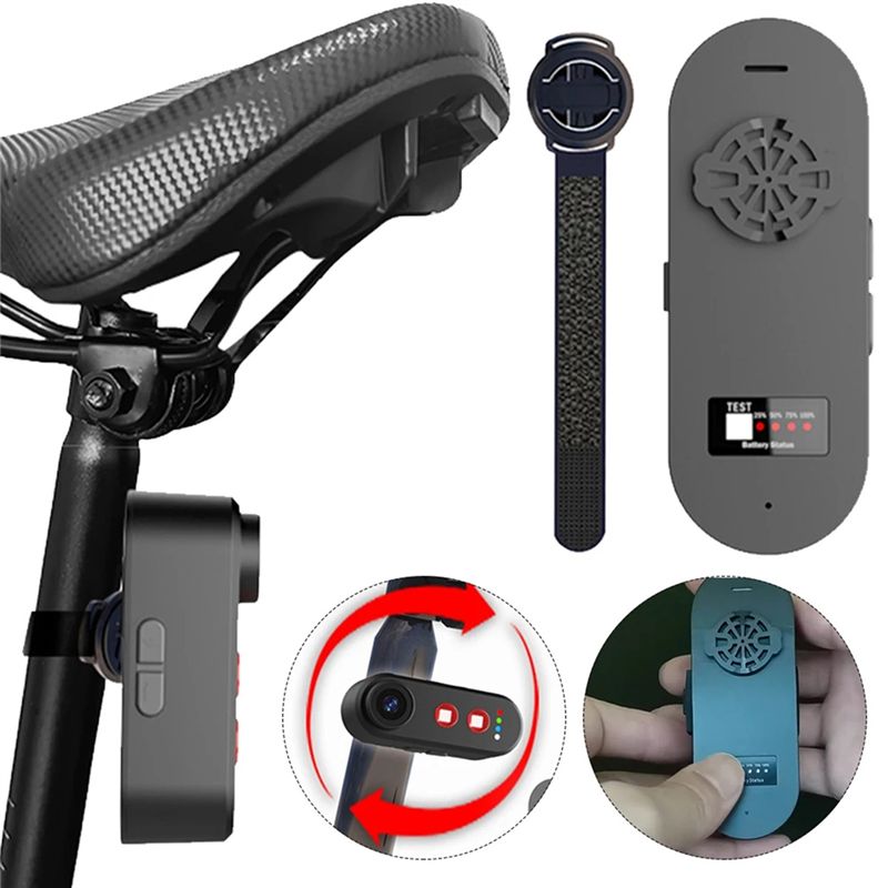 AA67 – Câmera de visão traseir - Bike Tail Light With Camera 1080P avaliação e preço