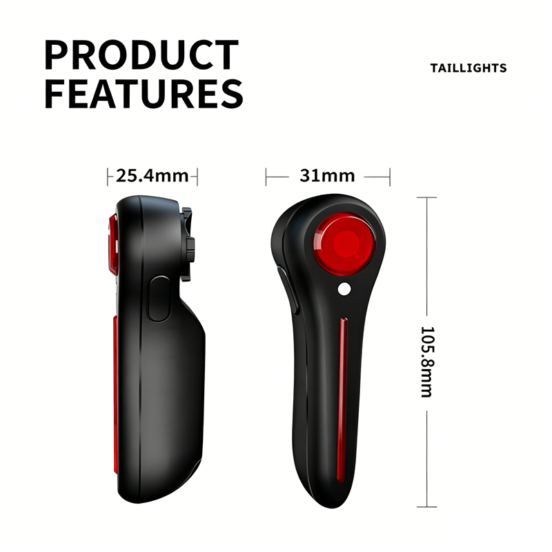 Lanterna Traseira Inteligente  - Smart Bike Brake Sensor Rear Light avaliação e preço