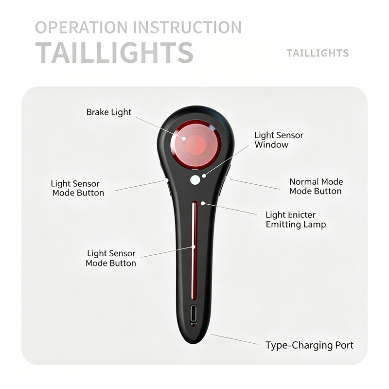 Lanterna Traseira Inteligente  - Smart Bike Brake Sensor Rear Light avaliação e preço