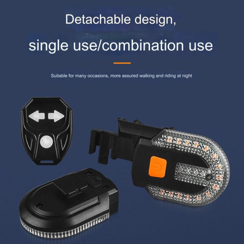 Sinal de volta da bicicleta se - Turn Signal Bike Light Wireless Remote avaliação e preço