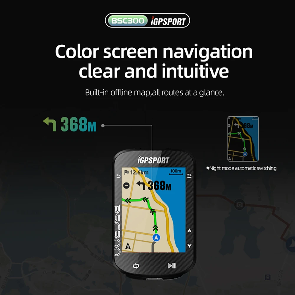 Computador de Bicicleta IGPSPO - Cycling Computer Gps Wireless Color Screen avaliação e preço