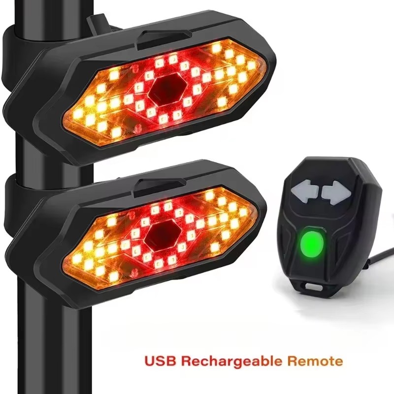 Lanterna Traseira de Bicicleta - Turn Signal Bike Light Wireless Remote avaliação e preço