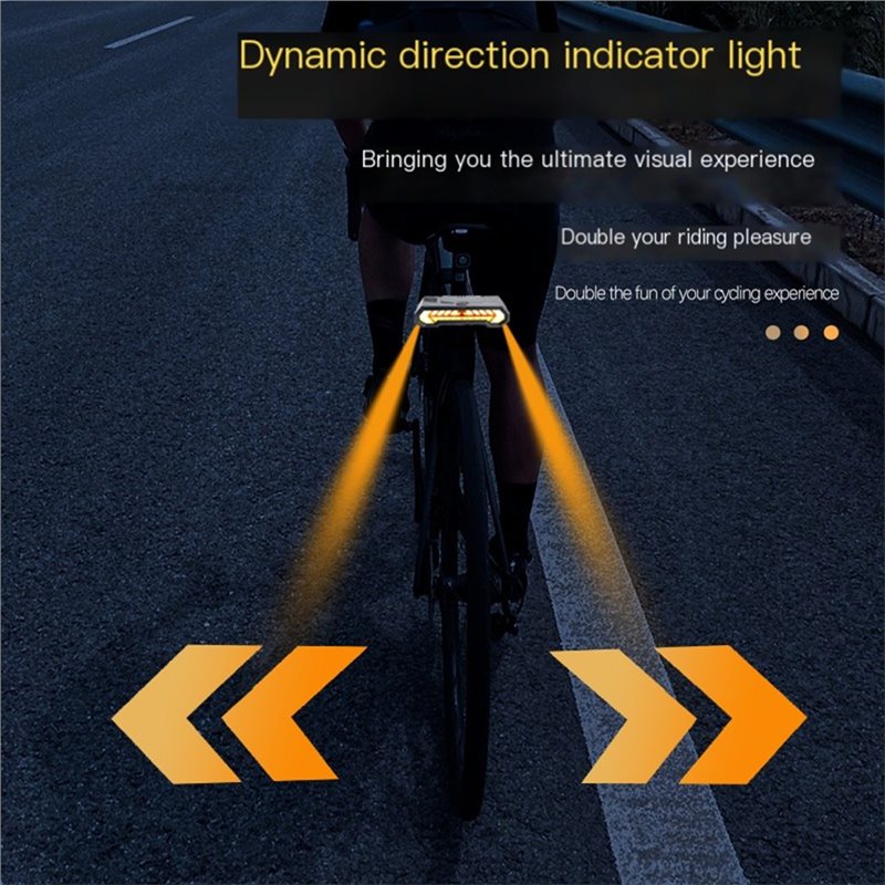 【ESPECIAL】Luz traseira de sina - Turn Signal Bike Light Wireless Remote avaliação e preço