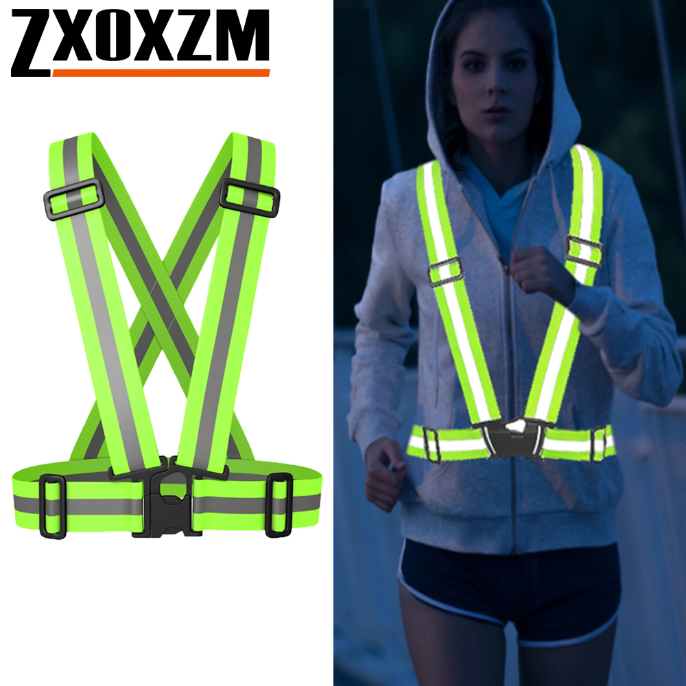 1 pçs colete de corrida noturn - Reflective Cycling Vest High Visibility avaliação e preço
