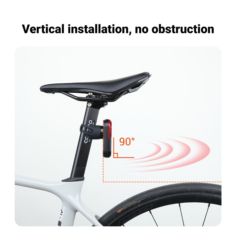 Coospo TR70 radar luz traseira - Cycling Radar Tail Light Rear Warning avaliação e preço