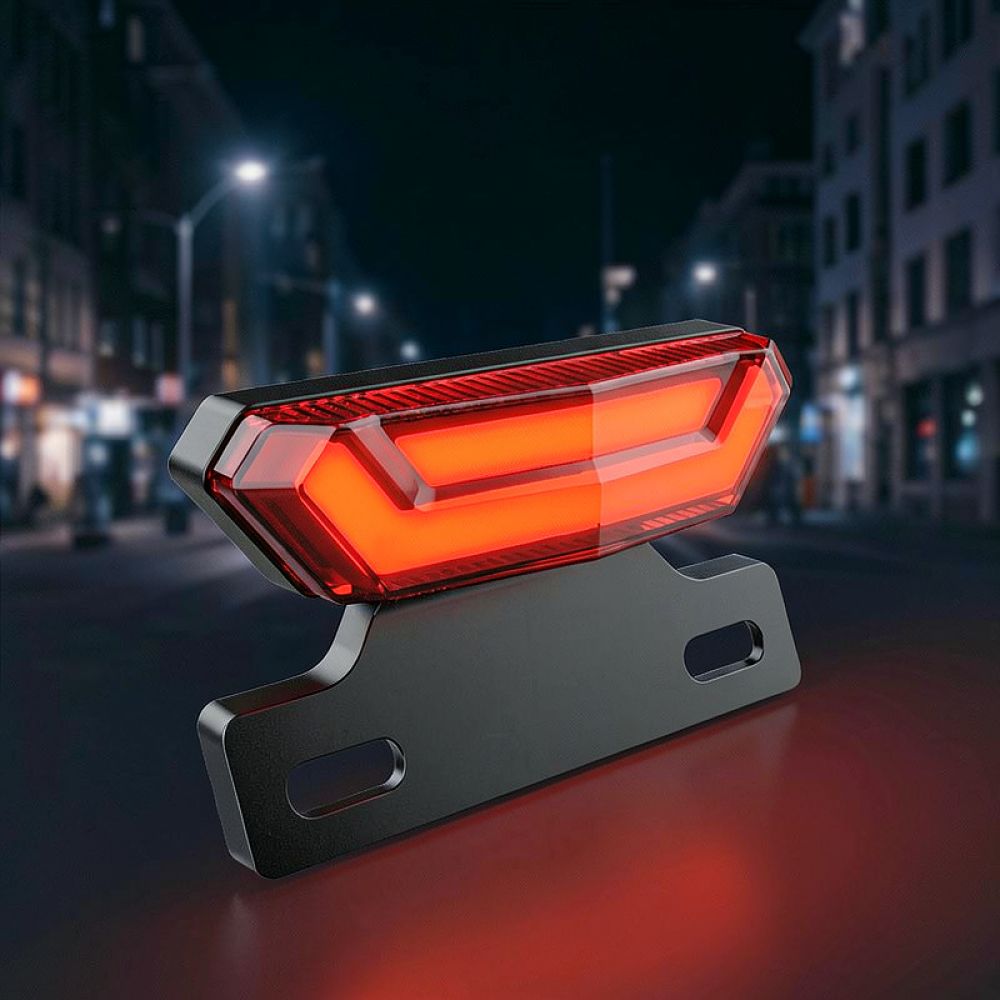 Luz traseira inteligente para  - Smart Bike Brake Sensor Rear Light avaliação e preço