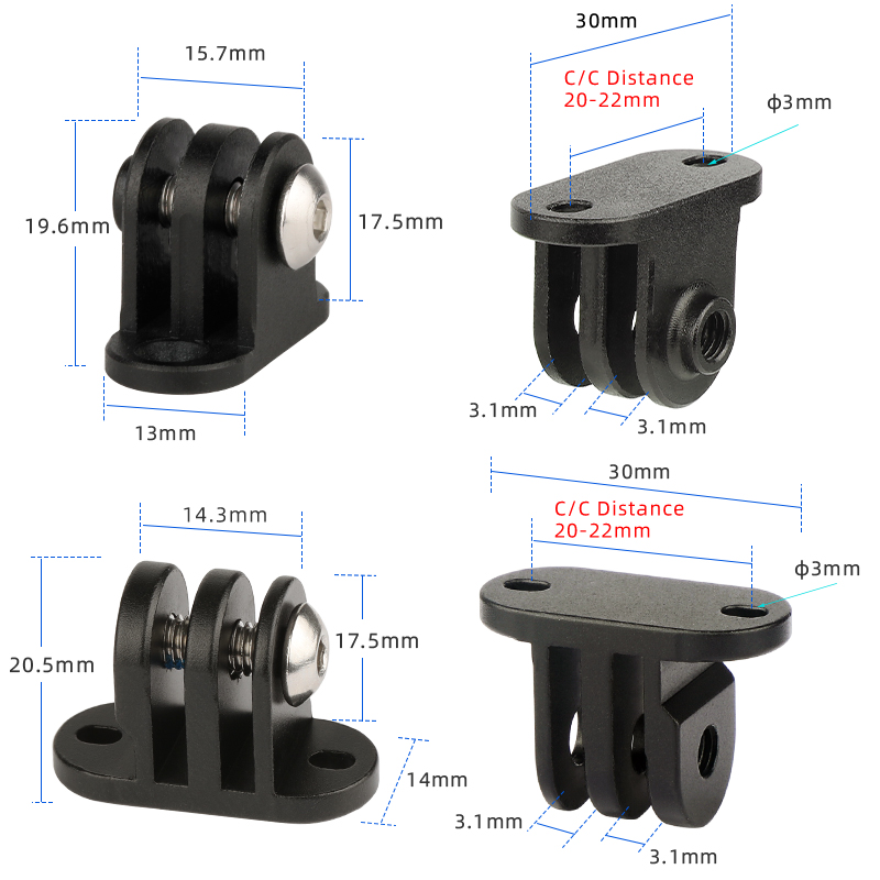 Adaptadores de Montagem para C - Action Camera Bike Mount Aluminum avaliação e preço