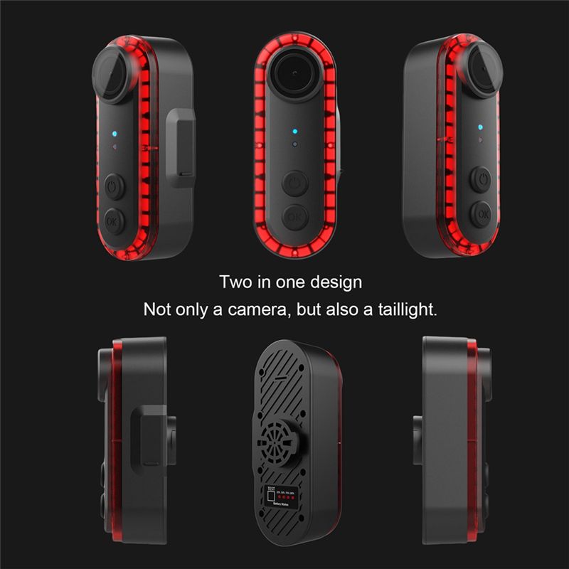 Lanterna Traseira CGDS para Bi - Bike Tail Light With Camera 1080P avaliação e preço